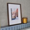 Poster 'The Girl and a Cat' - Afbeelding 3