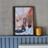 Poster 'The Girl and a Cat' - Afbeelding 2