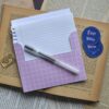 Enveloppen set Pink Grid