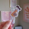 Sticker Lente Meisje