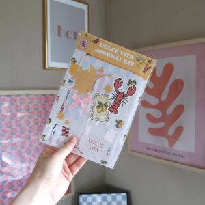 Foto van de journal kit zomer in de verpakking.